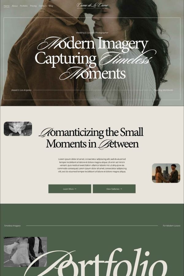 Creme De Le Creme - Squarespace Template