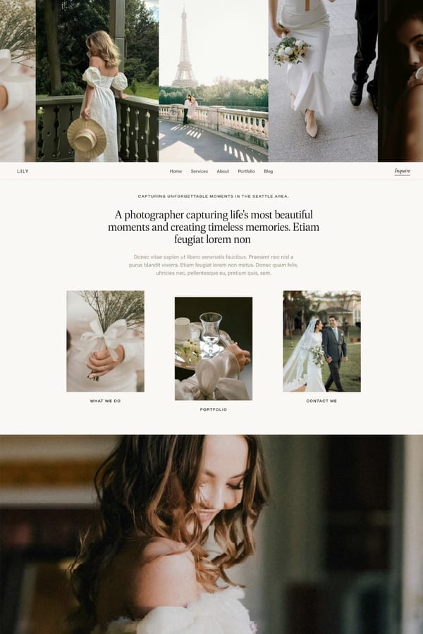 Lilly - Squarespace Template