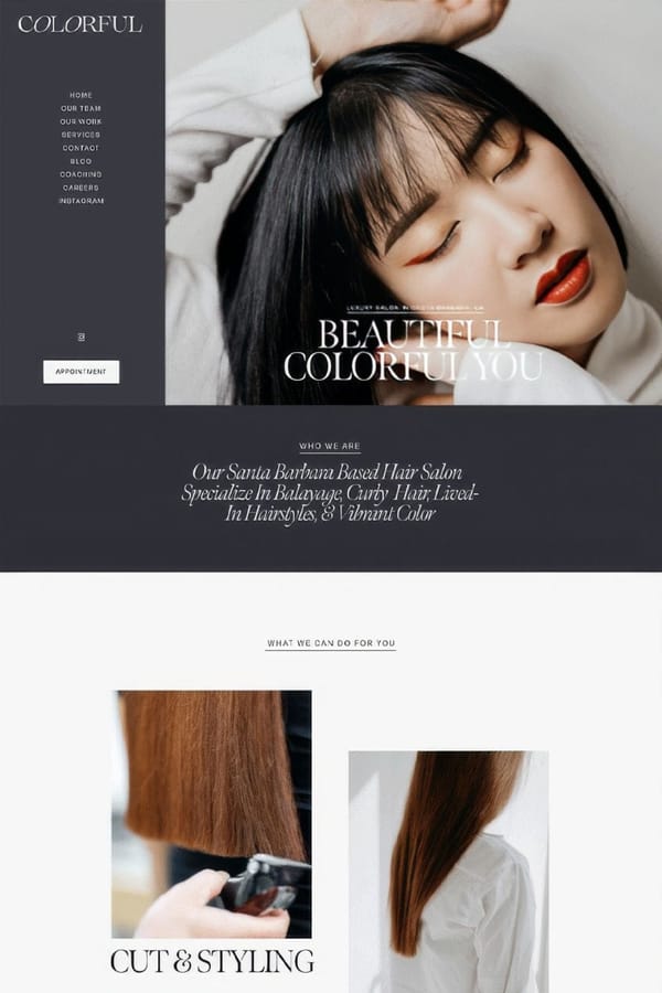 Colorful - Squarespace Template