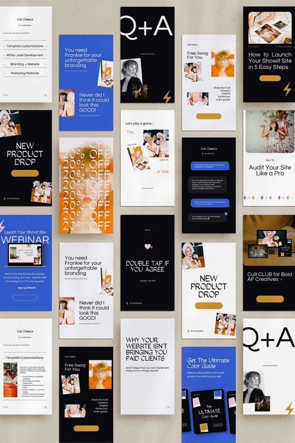 Cult Classics Canva Social Templates