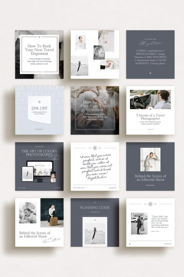 Windom Hill Social Canva Templates